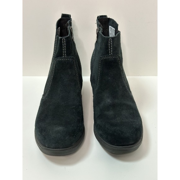 Sorel Women's Evie Bootie Waterproof Side‎ Zipper Suede Boots Black Size 7 - Picture 3 of 7